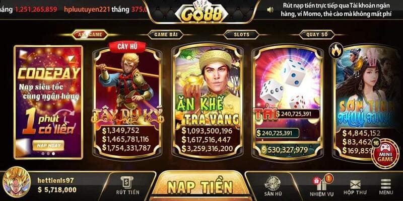 Những lưu ý quan trọng khi nạp tiền Go88 nhanh